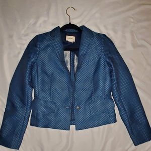 Club Monaco Blue cropped blazer size 00